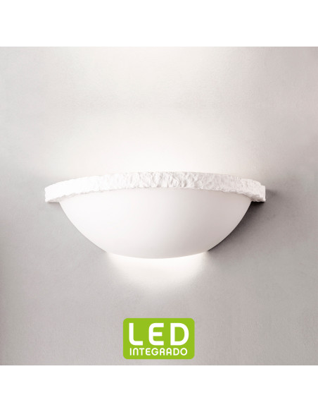 Aplique de pared modelo AIDA LED en color Blanco