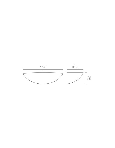 Aplique de pared modelo A-5145 LED Dimable en color Blanco