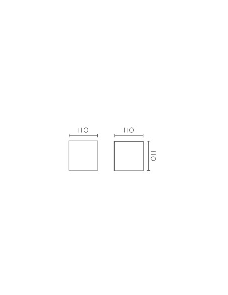 Aplique de pared modelo NUBE 110 en color Blanco para 1XG9 (no incluida)