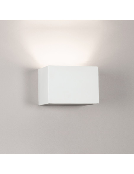 Aplique de pared modelo RINGO 160 - 1XG9 en color Blanco para 1XG9 (no incluida)