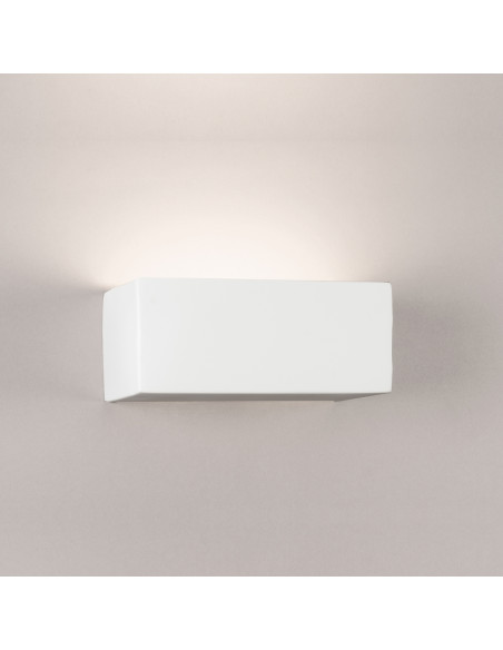 Aplique de pared modelo BRAVO 250 - 1xE27 en color Blanco para 1xE27 (no incluida)