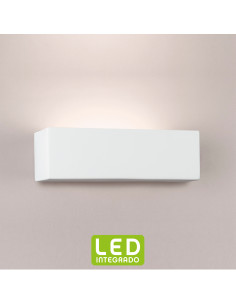 Aplique de pared modelo FRAC 350 LED Dimable en color Blanco