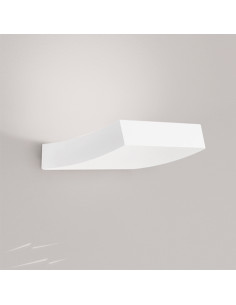 Aplique de pared modelo ULISES 300 en color Blanco para 2XG9 (no incluida)