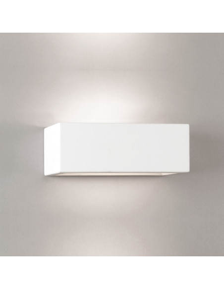 Aplique de pared modelo NICO 240 - 1xE27 en color Blanco para 1xE27 (no incluida)