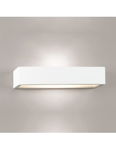 Aplique de pared modelo NICO 480 - 1xE27 en color Blanco para 1xE27 (no incluida)
