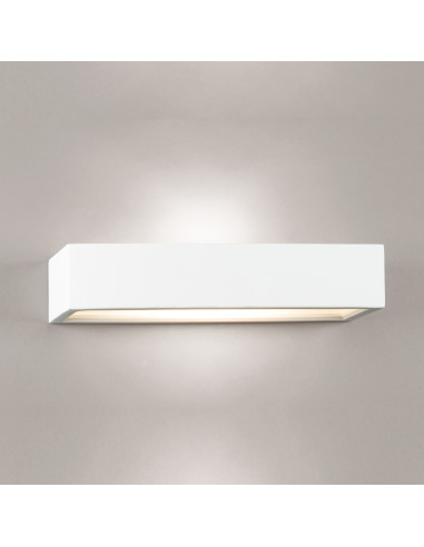 Aplique de pared modelo NICO 480 - 1xE27 en color Blanco para 1xE27 (no incluida)