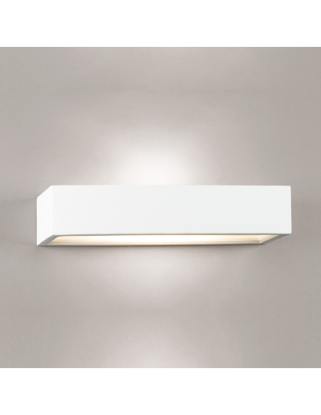 Aplique de pared modelo NICO 480 - 1xE27 en color Blanco para 1xE27 (no incluida)