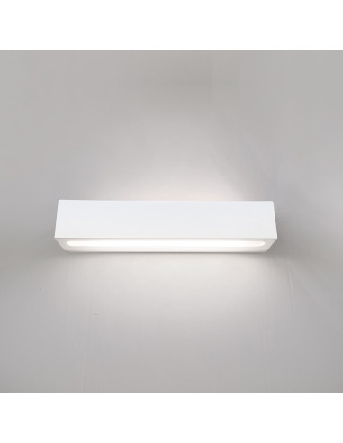 Aplique de pared modelo LUCIO 290 en color Blanco para 2XG9 (no incluida)