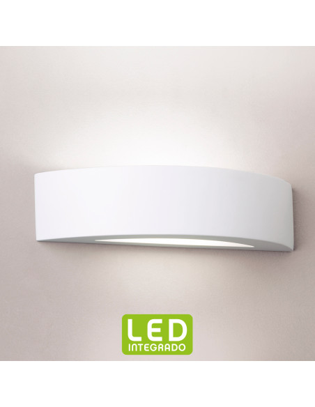 Aplique de pared modelo CRONOS 370 LED Dimable en color Blanco