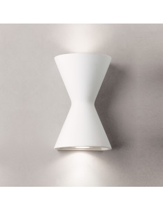 Aplique de pared modelo DIAVOLO en color Blanco para 2xGU10 (no incluida)