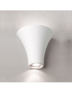 Aplique de pared modelo VESUBIO - 1XGU10 + 1E27 LED en color Blanco para 1XGU10 + 1E27 LED (no incluida)