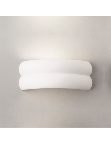 Aplique de pared modelo ICEBERG 330 - 1xE27 en color Blanco para 1xE27 (no incluida)