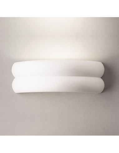 Aplique de pared modelo ICEBERG 420 - 1xE27 en color Blanco para 1xE27 (no incluida)