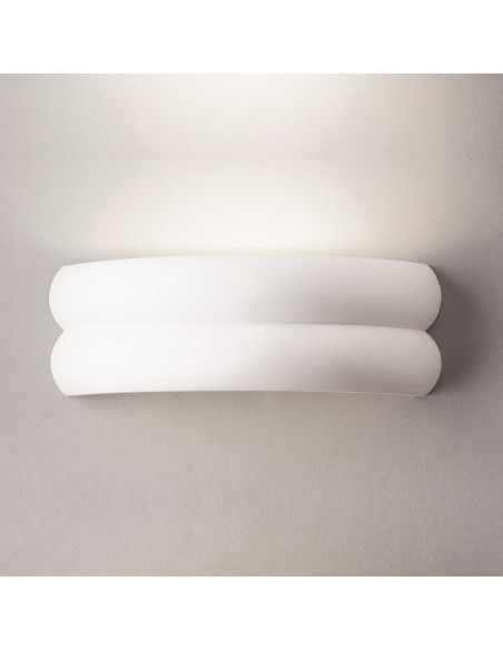 Aplique de pared modelo ICEBERG 420 - 1xE27 en color Blanco para 1xE27 (no incluida)