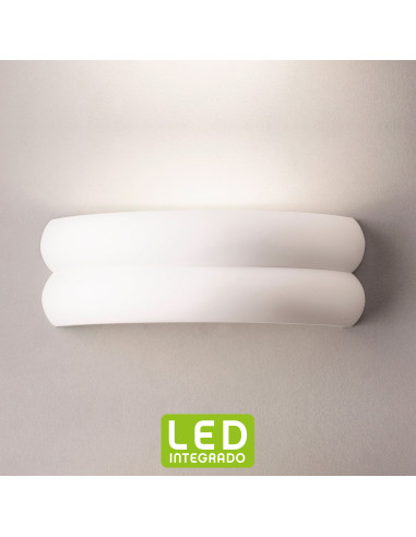 Aplique de pared modelo ICEBERG 420 LED Dimable en color Blanco