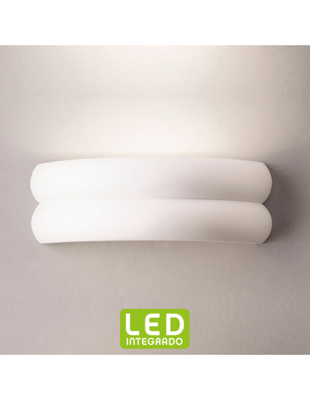Aplique de pared modelo ICEBERG 420 LED Dimable en color Blanco