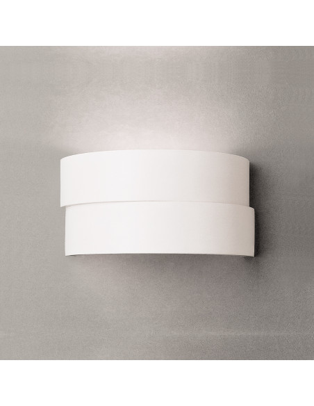 Aplique de pared modelo PALACE 300 - 1xE27 en color Blanco para 1xE27 (no incluida)