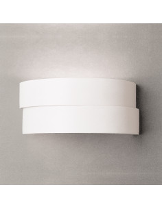 Aplique de pared modelo PALACE 400 - 1xE27 en color Blanco para 1xE27 (no incluida)