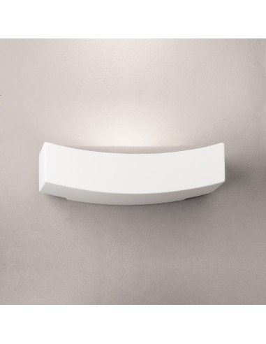Aplique de pared modelo TOTEM - 1xE27 en color Blanco para 1xE27 (no incluida)