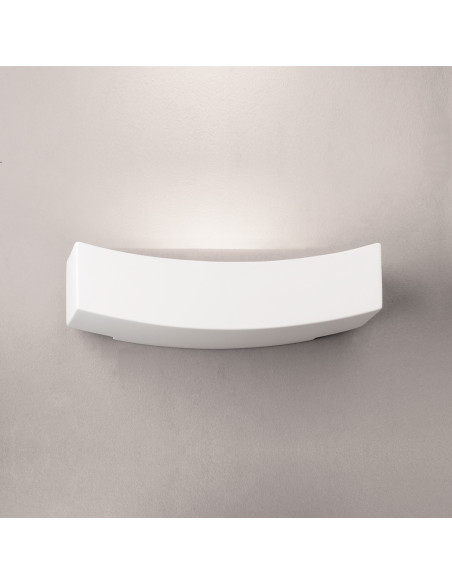 Aplique de pared modelo TOTEM - 1xE27 en color Blanco para 1xE27 (no incluida)