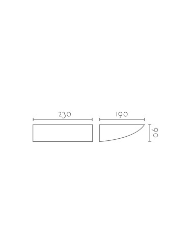 Aplique de pared modelo DIAMANT LED en color Blanco
