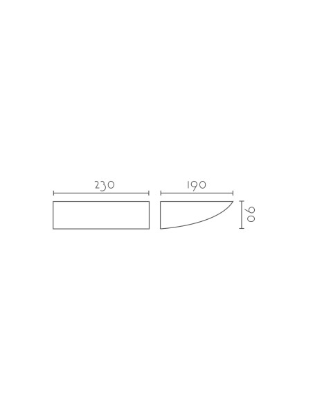 Aplique de pared modelo DIAMANT LED en color Blanco