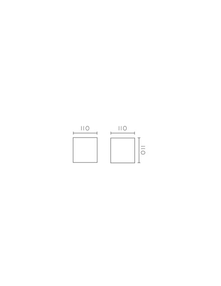 Aplique de pared modelo PONENT en color Blanco para 1XG9 (no incluida)