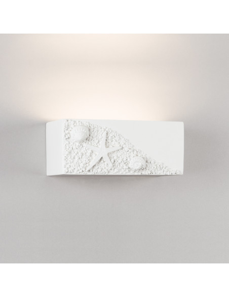 Aplique de pared modelo GREGAL - 1xE27 en color Blanco para 1xE27 (no incluida)