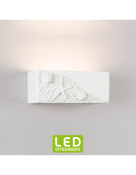Aplique de pared modelo GREGAL LED Dimable en color Blanco