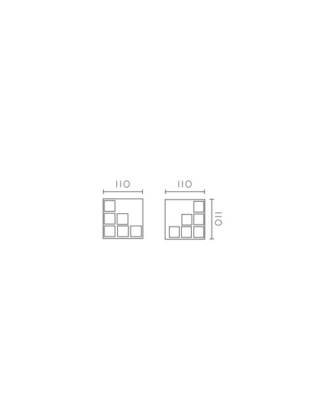 Aplique de pared modelo BACO en color Blanco para 1XG9 (no incluida)