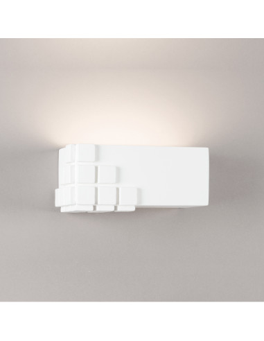 Aplique de pared modelo DINO - 1xE27 en color Blanco para 1xE27 (no incluida)