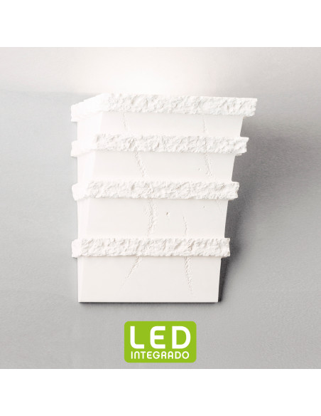 Aplique de pared modelo HERMES LED Dimable en color Blanco