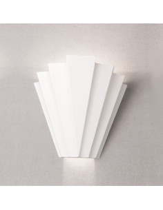Aplique de pared modelo NERVA - 1xE27 en color Blanco para 1xE27 (no incluida)