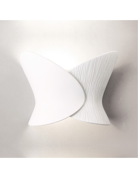 Aplique de pared modelo DARMA - 1xE27 en color Blanco para 1xE27 (no incluida)