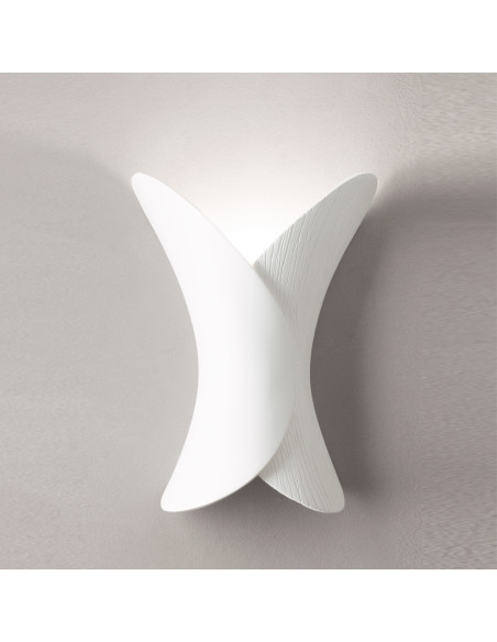 Aplique de pared modelo JAZZ en color Blanco para 1xE27 (no incluida)