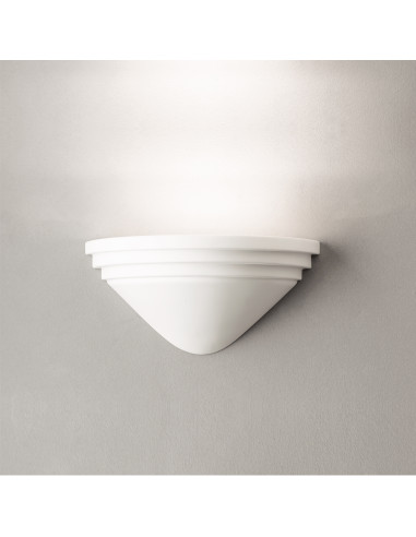 Aplique de pared modelo ALFA 310 - 1xE27 en color Blanco para 1xE27 (no incluida)