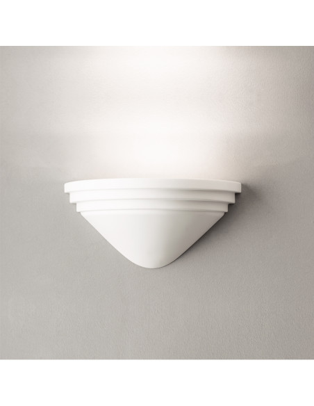 Aplique de pared modelo ALFA 310 - 1xE27 en color Blanco para 1xE27 (no incluida)