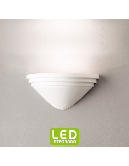 Aplique de pared modelo ALFA 310 LED Dimable en color Blanco