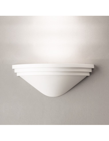 Aplique de pared modelo ALFA 410 - 1xE27 en color Blanco para 1xE27 (no incluida)