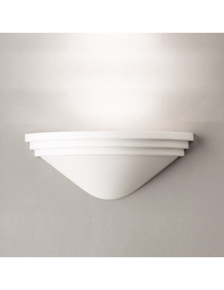 Aplique de pared modelo ALFA 410 - 1xE27 en color Blanco para 1xE27 (no incluida)