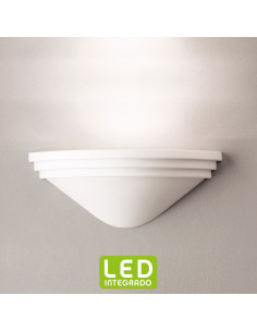 Aplique de pared modelo ALFA 410 LED Dimable en color Blanco