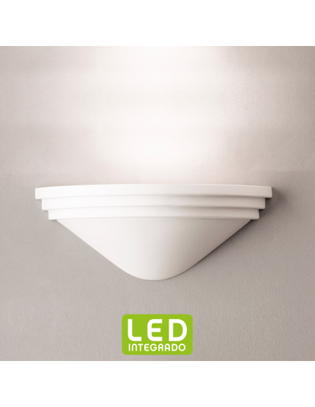 Aplique de pared modelo ALFA 410 LED en color Blanco