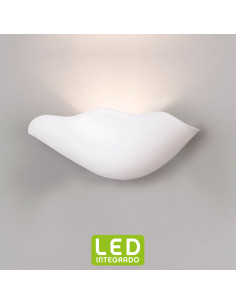 Aplique de pared modelo BRISA LED Dimable en color Blanco