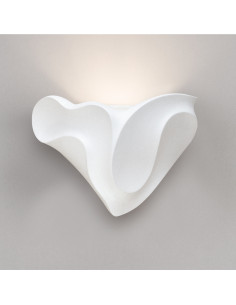 Aplique de pared modelo COR - 1xE27 en color Blanco para 1xE27 (no incluida)
