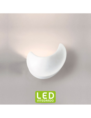 Aplique de pared modelo LLUNA LED en color Blanco