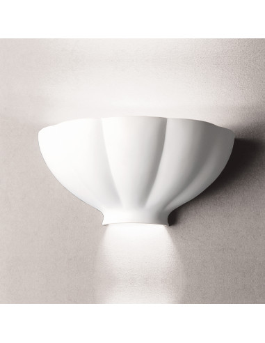 Aplique de pared modelo ATENEA - 1xE27 en color Blanco para 1xE27 (no incluida)