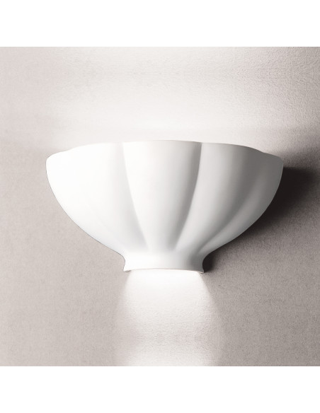Aplique de pared modelo ATENEA - 1xE27 en color Blanco para 1xE27 (no incluida)