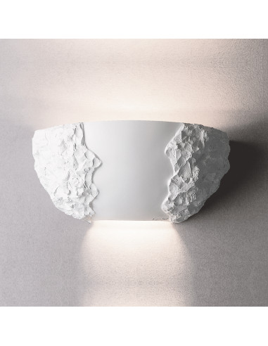 Aplique de pared modelo ITACA - 1xE27 en color Blanco para 1xE27 (no incluida)