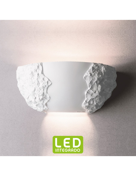 Aplique de pared modelo ITACA LED Dimable en color Blanco