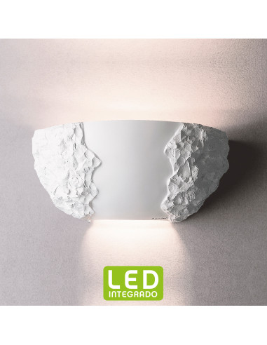 Aplique de pared modelo ITACA LED en color Blanco
